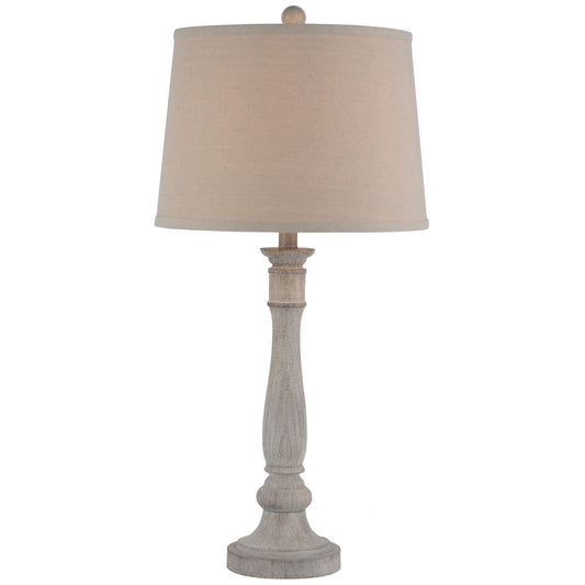 Stella Table Lamp With Linen Shade by Hill Interiors