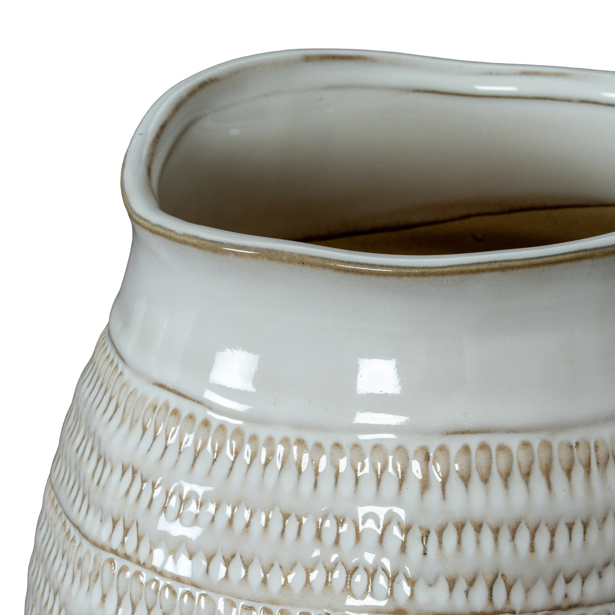 Tava Wide Hewn Vase by Hill Interiors - image 2