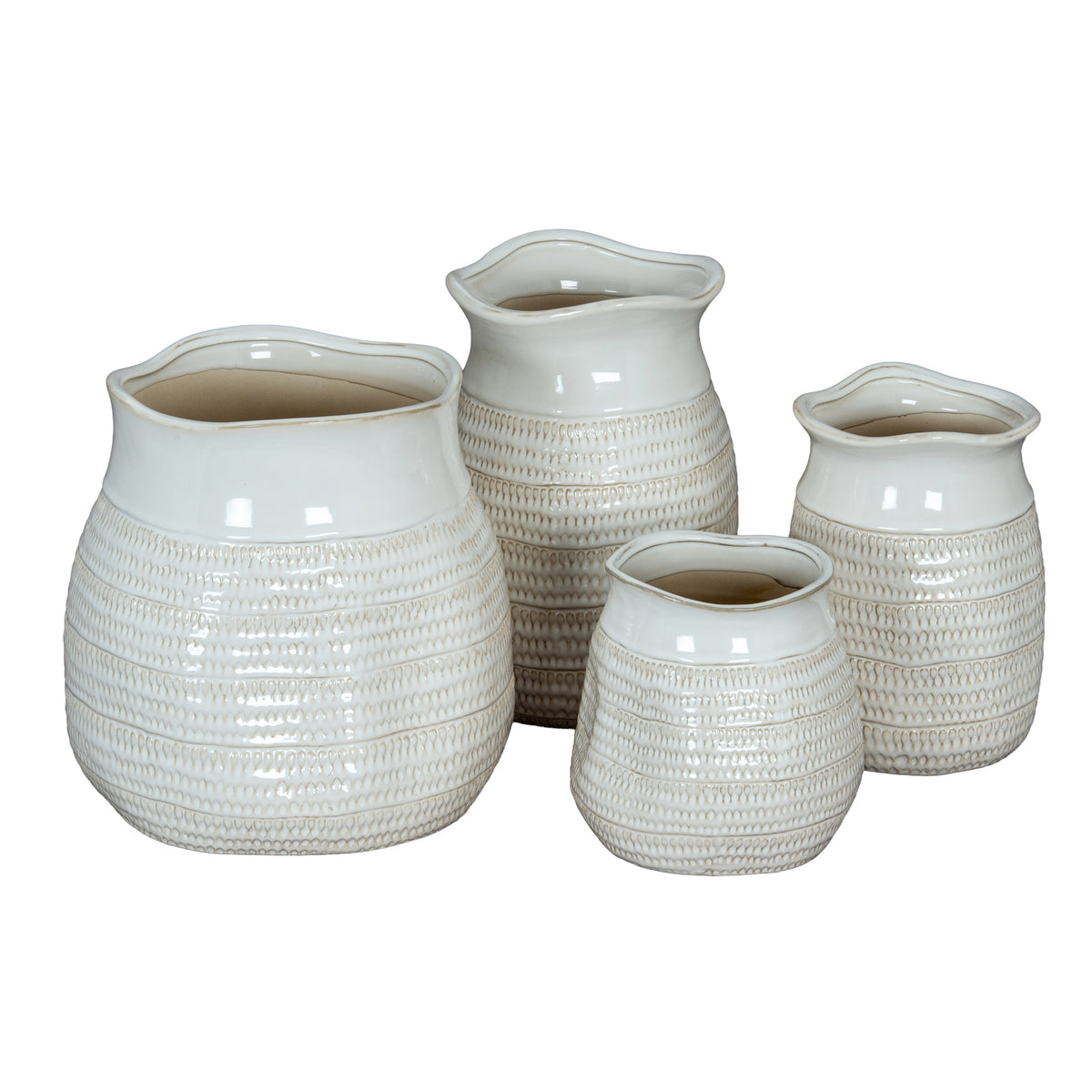 Tava Wide Hewn Vase by Hill Interiors - image 4