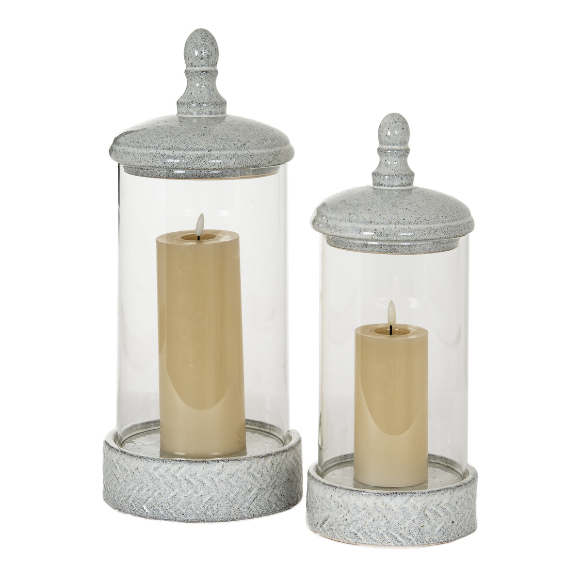 Sona Medium Hurricane Lantern With Lid by Hill Interiors - image 5