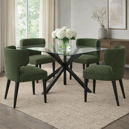 Avia Moss Dining Chair by Hill Interiors