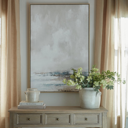 Veydra Hand Painted Canvas In Frame by Hill Interiors