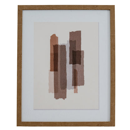 Tydis Art Mounted In Wooden Frame by SEDERVA