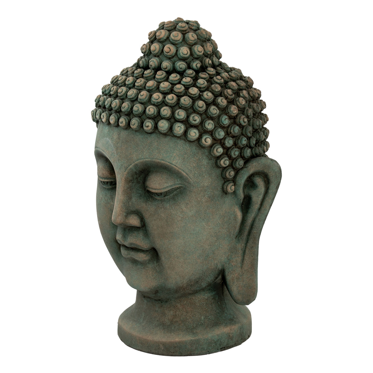 Verdan Buddha Head by Hill Interiors