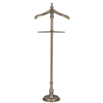 Antiqued Silver Valet Stand by Hill Interiors