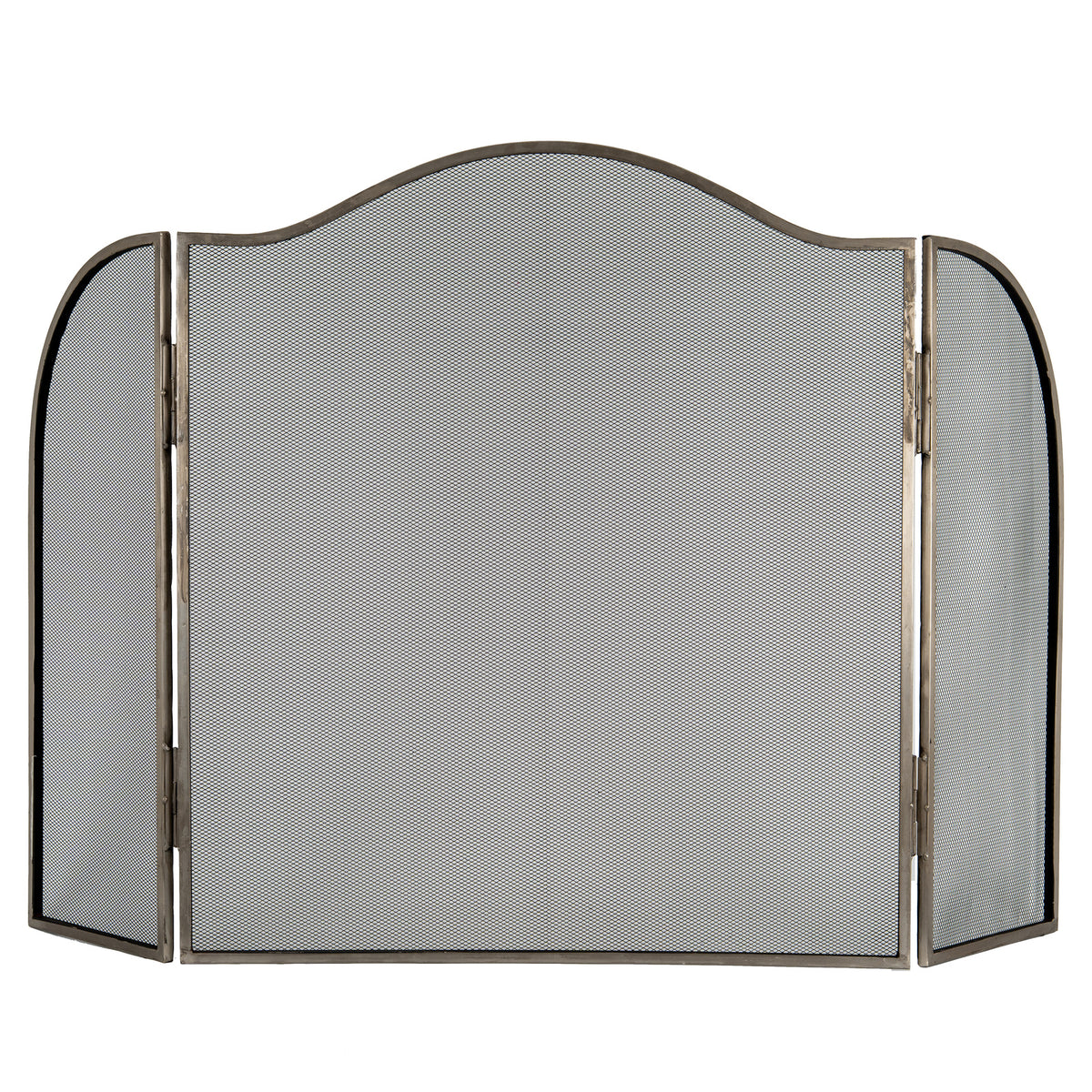 Antiqued Silver Large Fire Screen by Hill Interiors - image 2
