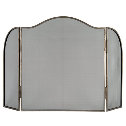 Antiqued Silver Large Fire Screen by Hill Interiors - image 2