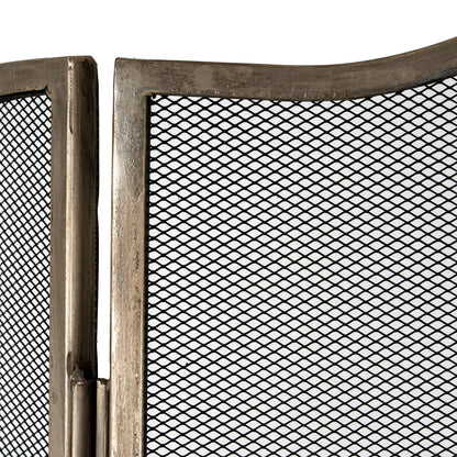 Antiqued Silver Large Fire Screen by Hill Interiors - image 3