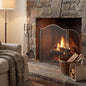 Antiqued Silver Large Fire Screen by Hill Interiors