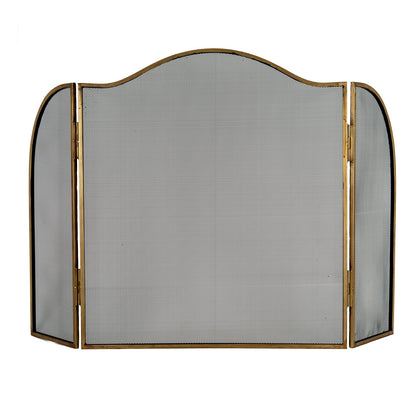 Antiqued Brass Large Fire Screen by Hill Interiors - image 2