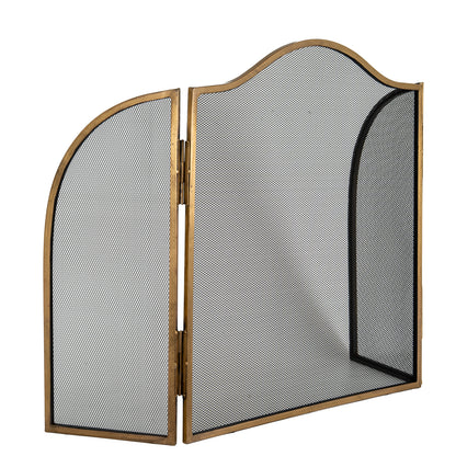 Antiqued Brass Fire Screen by Hill Interiors - image 3