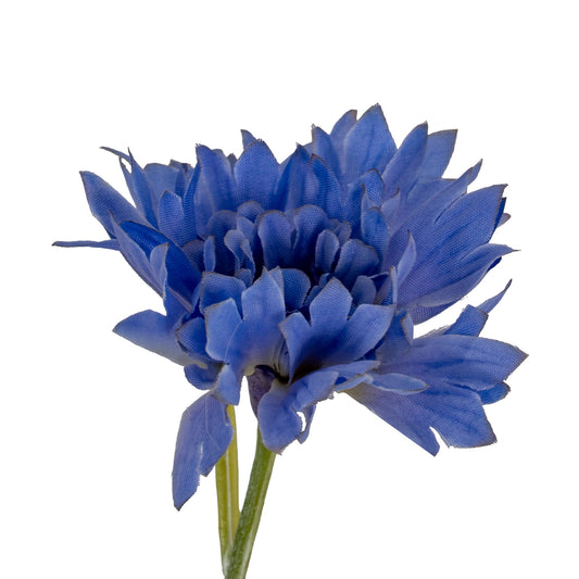 Blue Cornflower Stem by Hill Interiors