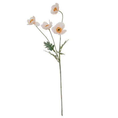 Cream Papaver Poppy Spray by Hill Interiors - image 2