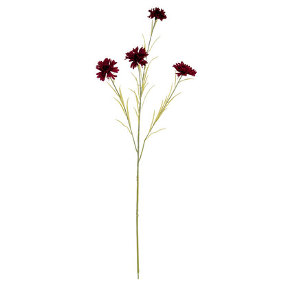 Burgundy Cornflower Stem by Hill Interiors - image 2