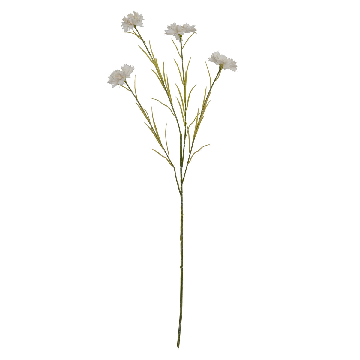 White Cornflower Stem by Hill Interiors - image 2