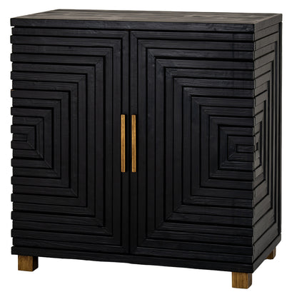 Lennox Black 2 Door Small Sideboard by Hill Interiors - image 2