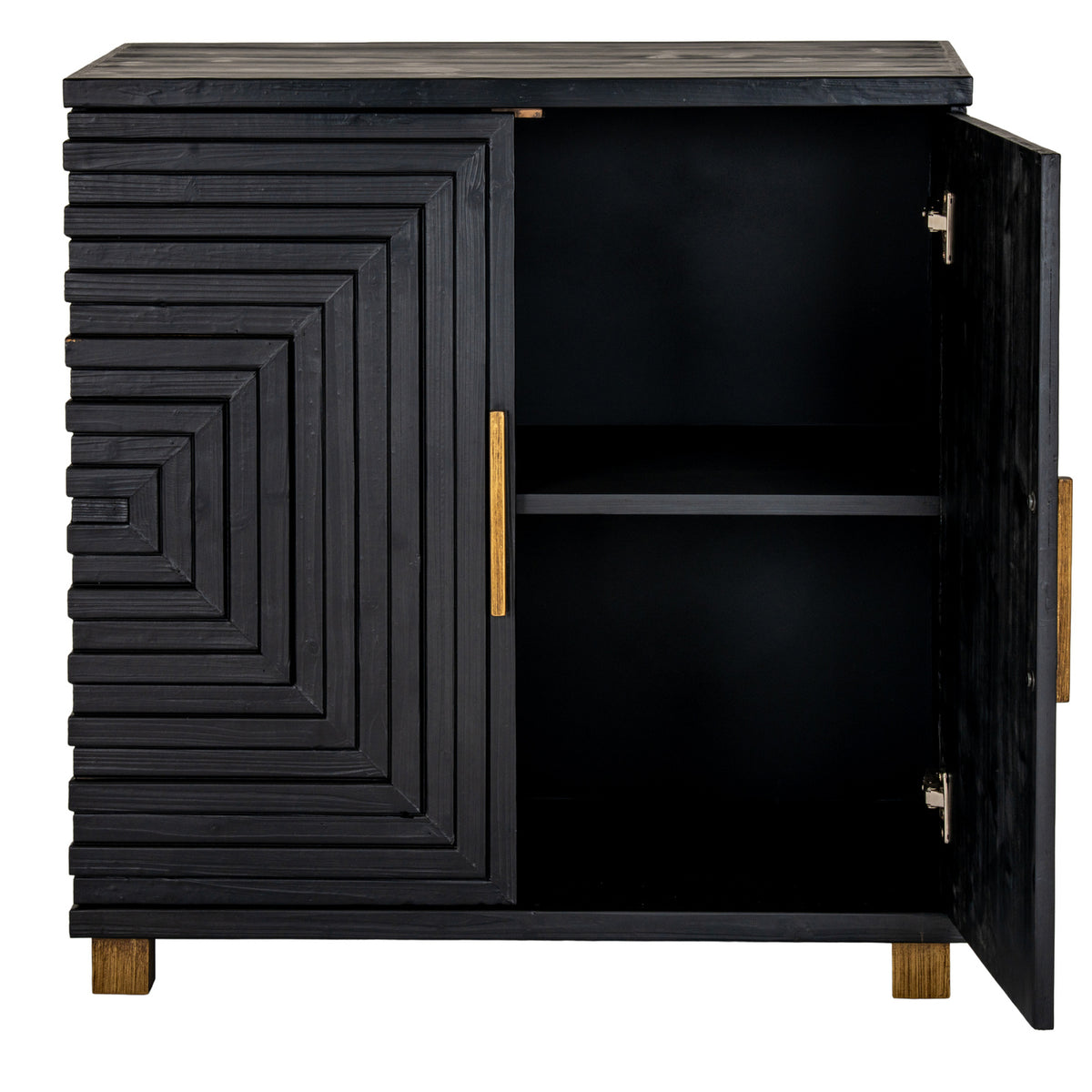 Lennox Black 2 Door Small Sideboard by Hill Interiors - image 5