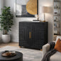 Lennox Black 2 Door Small Sideboard by Hill Interiors