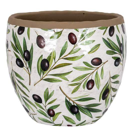 Verdal Olive Large Planter by Hill Interiors