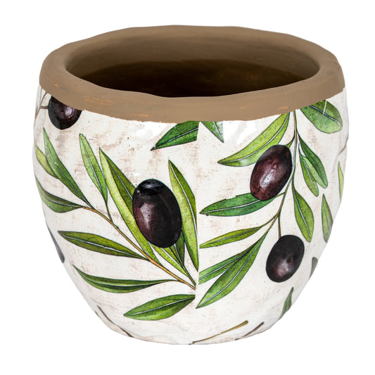 Verdal Olive Small Planter by Hill Interiors