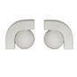 Ashen Book Ends by Hill Interiors