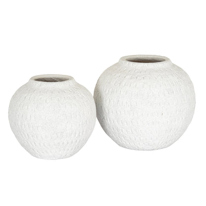 Ashen Large Round Vase by Hill Interiors - image 4