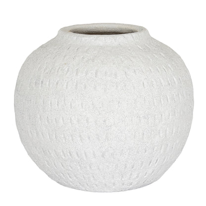 Ashen Large Round Vase by Hill Interiors