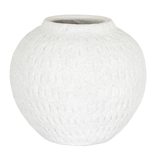 Ashen Medium Round Vase by Hill Interiors