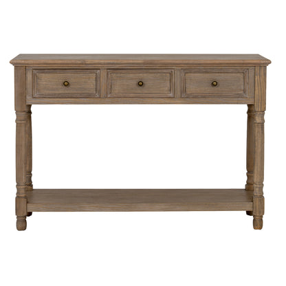 Delphine Collection 3 Drawer Console With Shelf by Hill Interiors - image 4