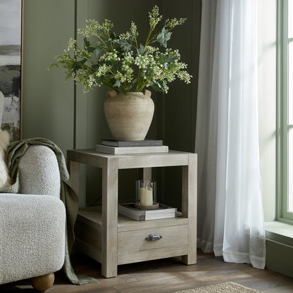 Haldon Collection 1 Drawer Side Table With Shelf by Hill Interiors - image 2