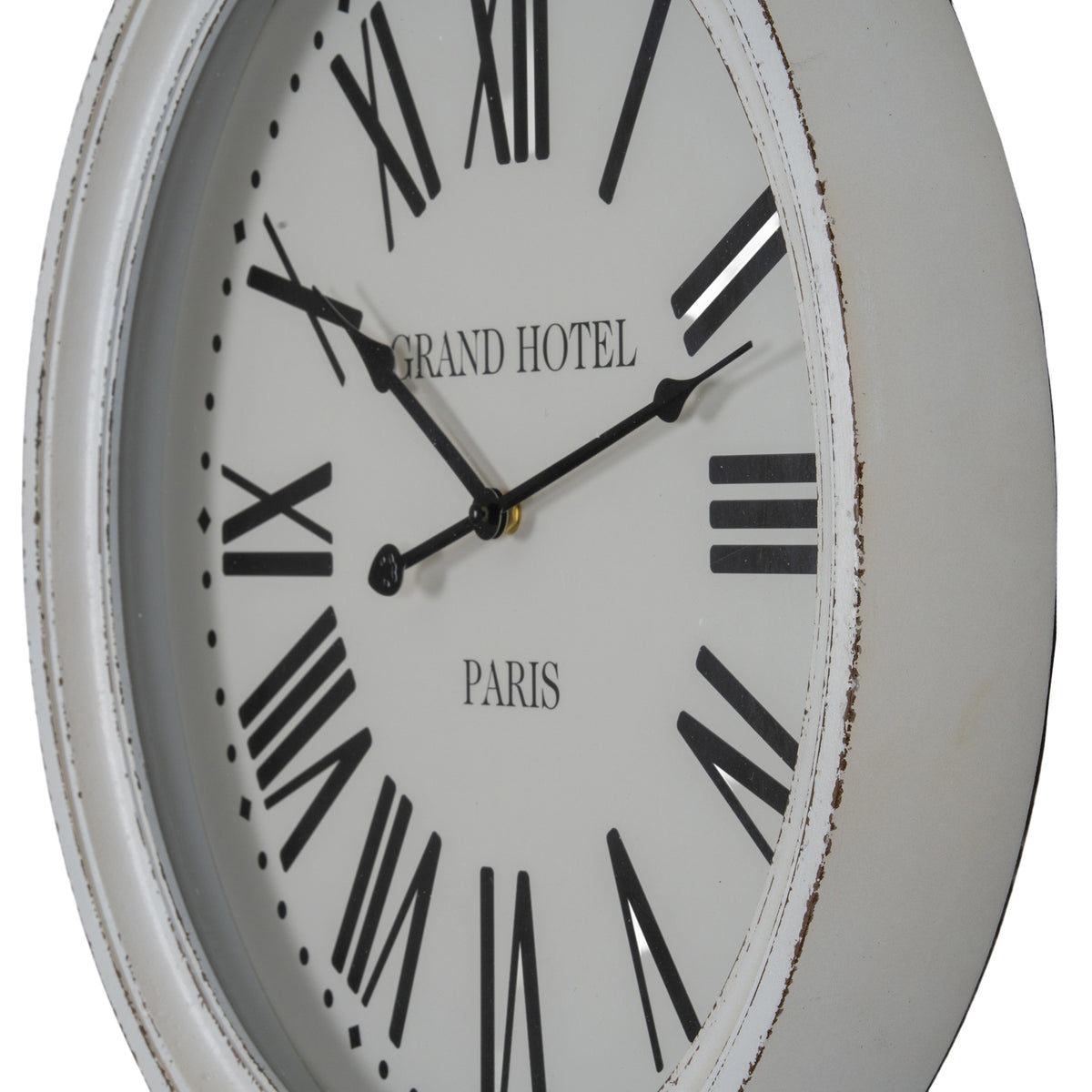 Hotel Paris White Clock With Glass by Hill Interiors - image 2