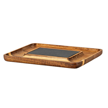 Acacia Serving Tray with Slate by Hill Interiors - image 3