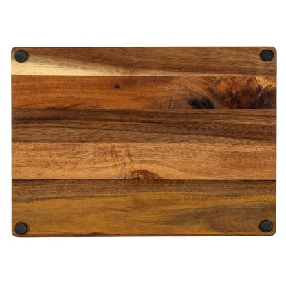 Acacia Cheese Board Set With White Bowl, Slate and Cutlery by Hill Interiors - image 5