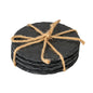 Set of Four Round Slate Coasters by Hill Interiors