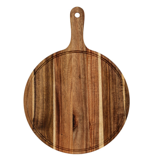 Round Acacia Serving Board by Hill Interiors