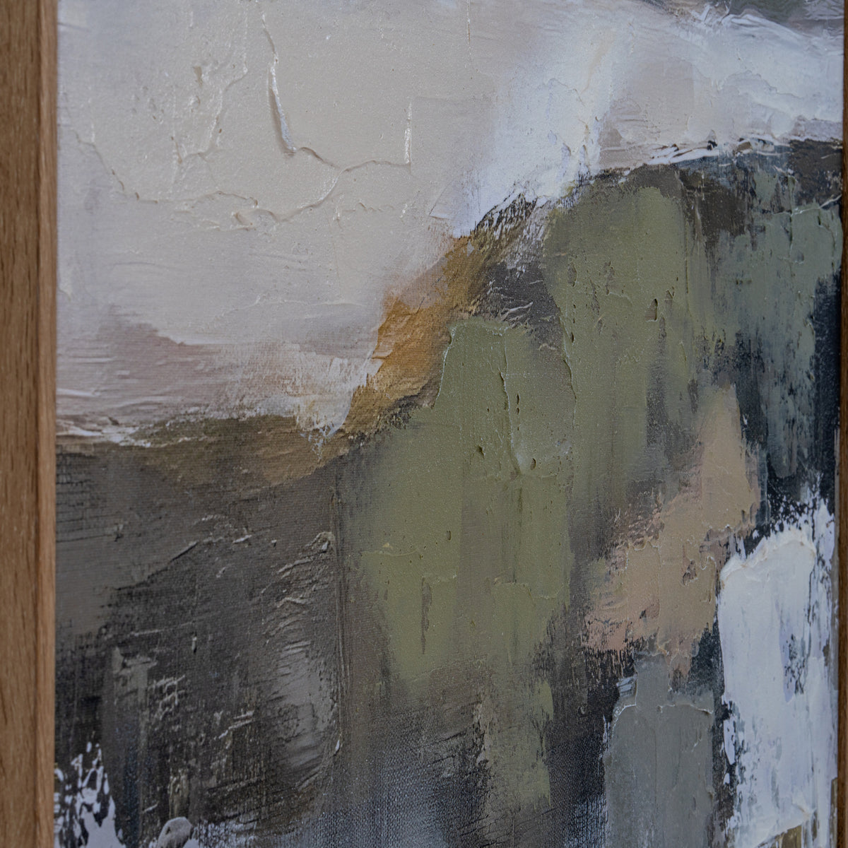 Hillside View Hand Painted Canvas in Frame by SEDERVA - image 3