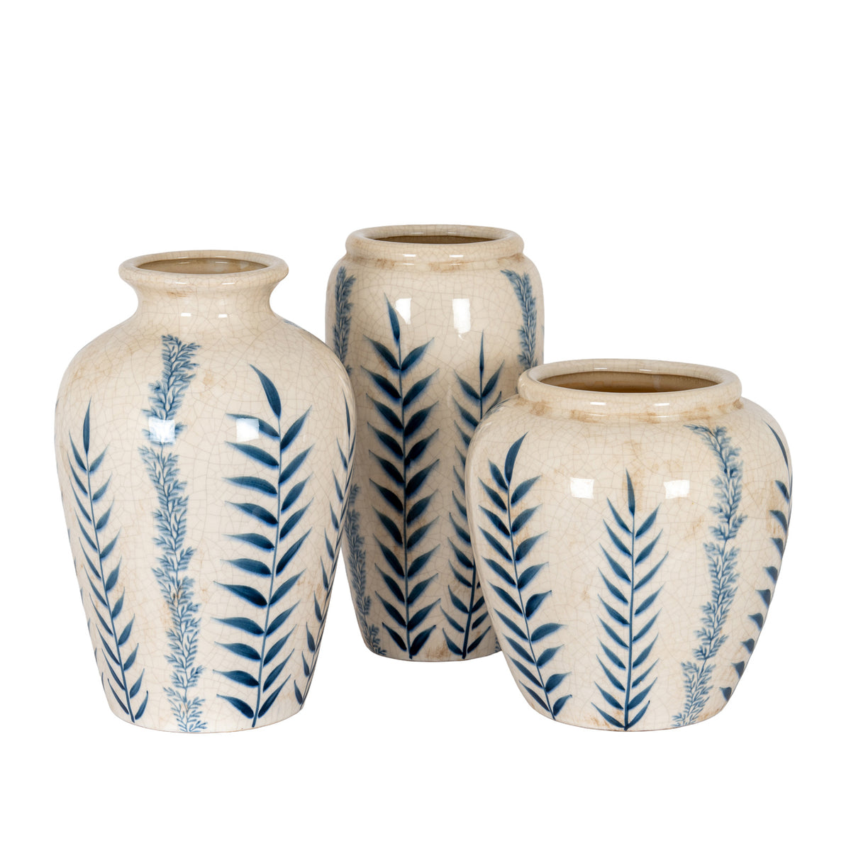 Small Blue Flora Olpe Vase by SEDERVA - image 5