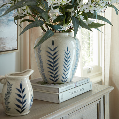 Small Blue Flora Olpe Vase by SEDERVA