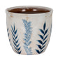 Small Blue Flora Planter Pot by SEDERVA