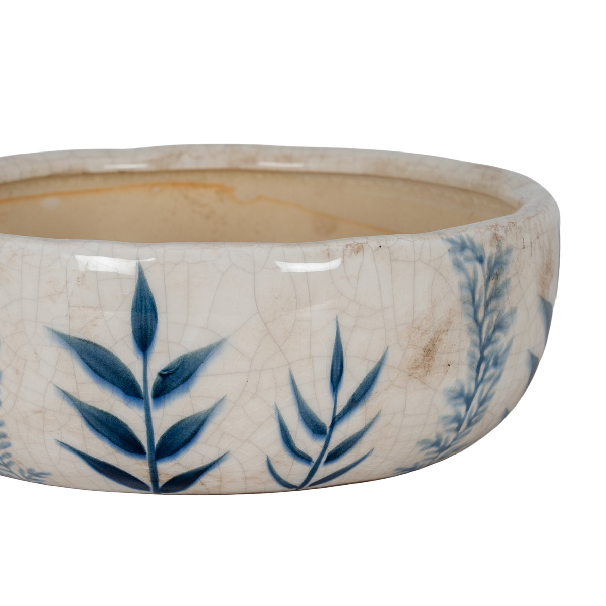Small Blue Flora Bowl Pot by Hill Interiors - image 2