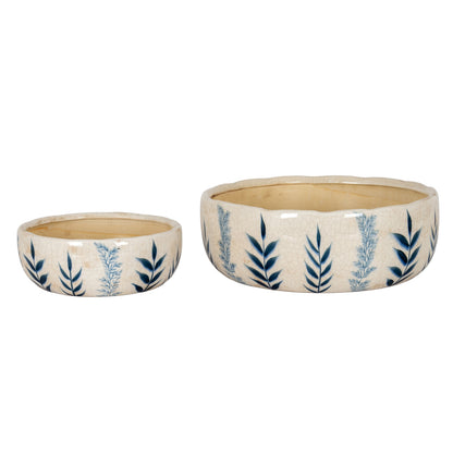 Small Blue Flora Bowl Pot by Hill Interiors - image 3