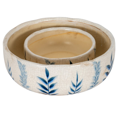 Small Blue Flora Bowl Pot by Hill Interiors - image 4
