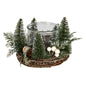 Medium Brush Tree Candle Wreath With Berries And Pinecones by Hill Interiors