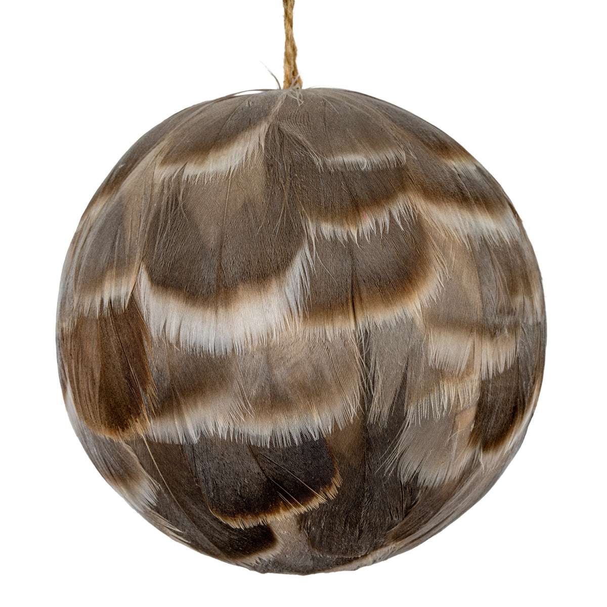 Medium Fawn Feathered Bauble by Hill Interiors - image 2