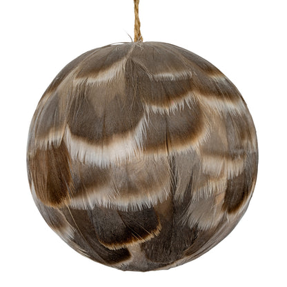 Medium Fawn Feathered Bauble by Hill Interiors - image 2