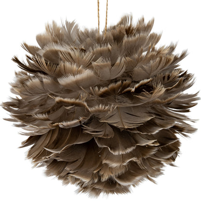Large Fawn Feather Ball Decoration by SEDERVA - image 2