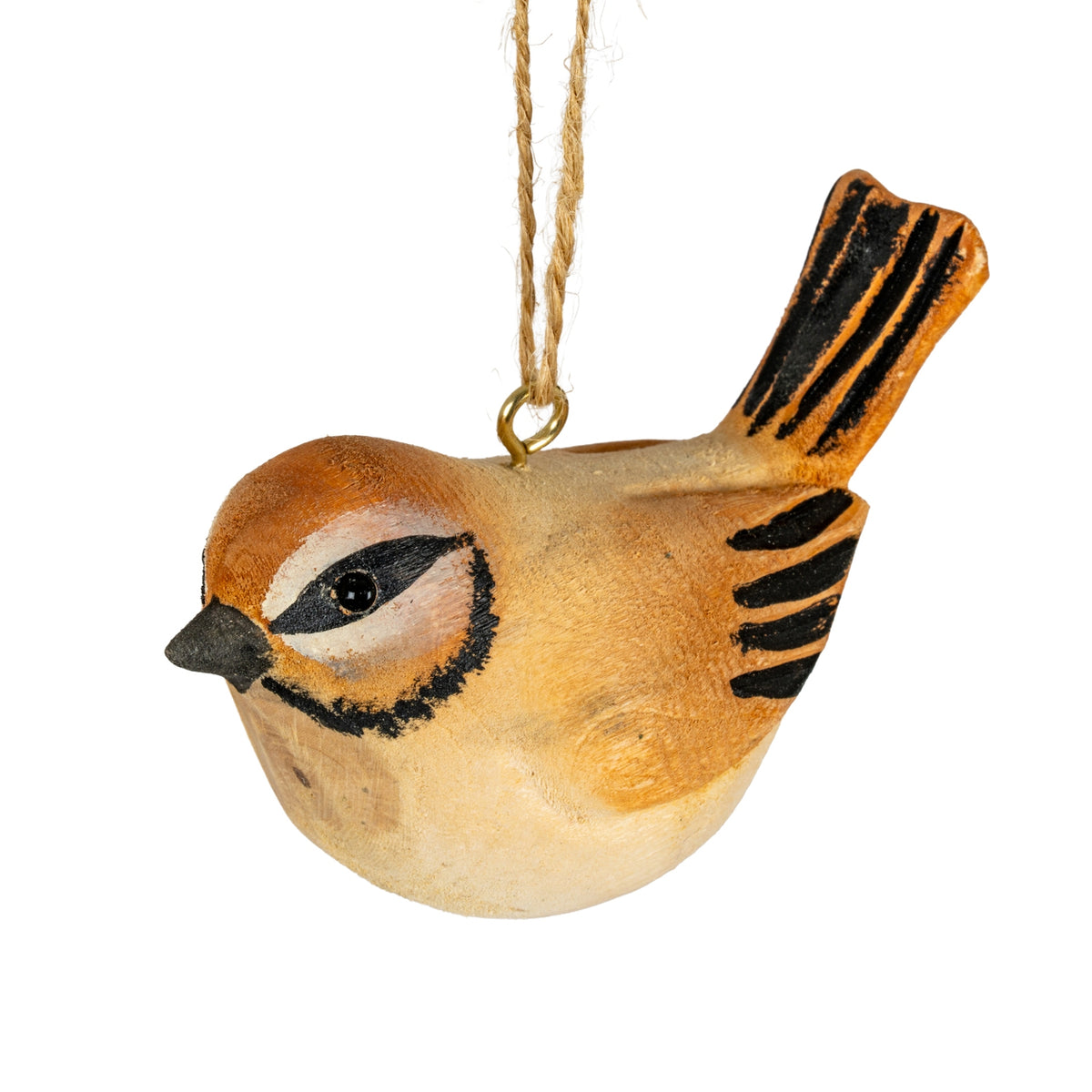 Wooden Tawny Bird Decoration by Hill Interiors - image 2