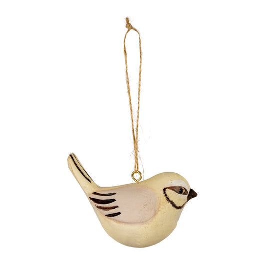 Wooden Misty Bird Decoration by Hill Interiors