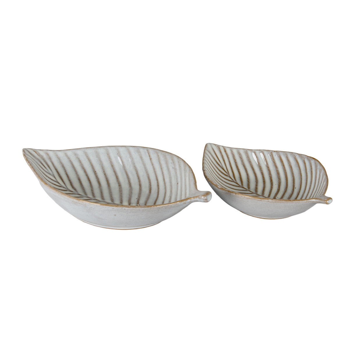 Alora Ceramic Elm Leaf Large Dish by Hill Interiors - image 4