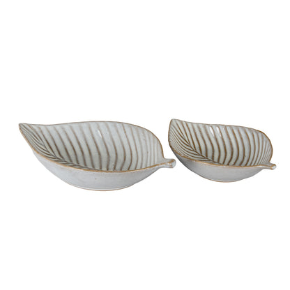 Alora Ceramic Elm Leaf Large Dish by Hill Interiors - image 4